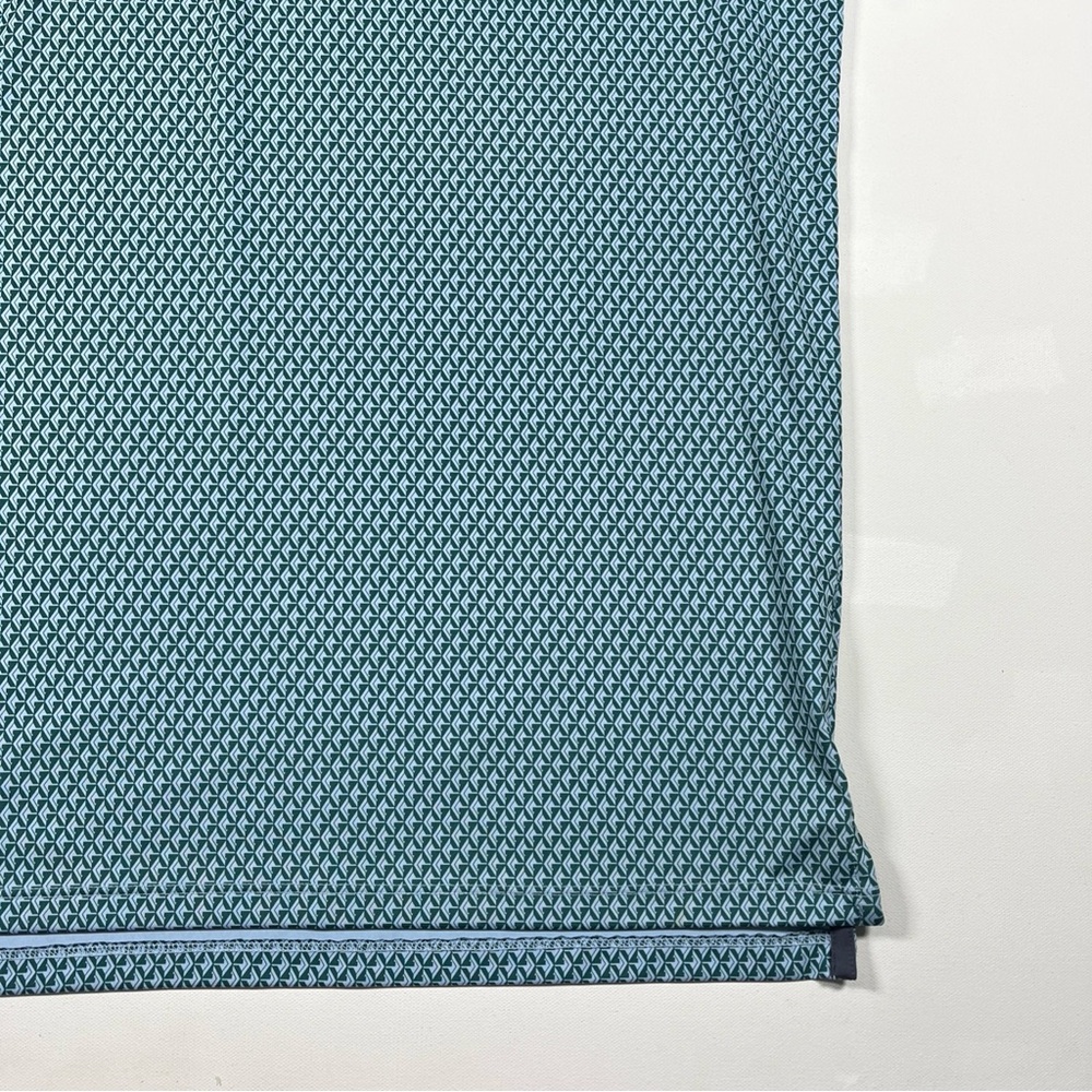 Greyson Polo Shirt Geometric Green Wolf Golf Performance Big Canyon CC Men’s L - Picture 5 of 15